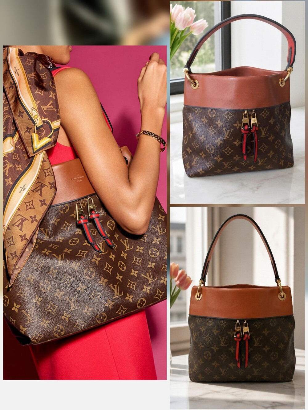 Louis Vuitton Tuileries Besace Monogram Brown Shoulder Bag✨️